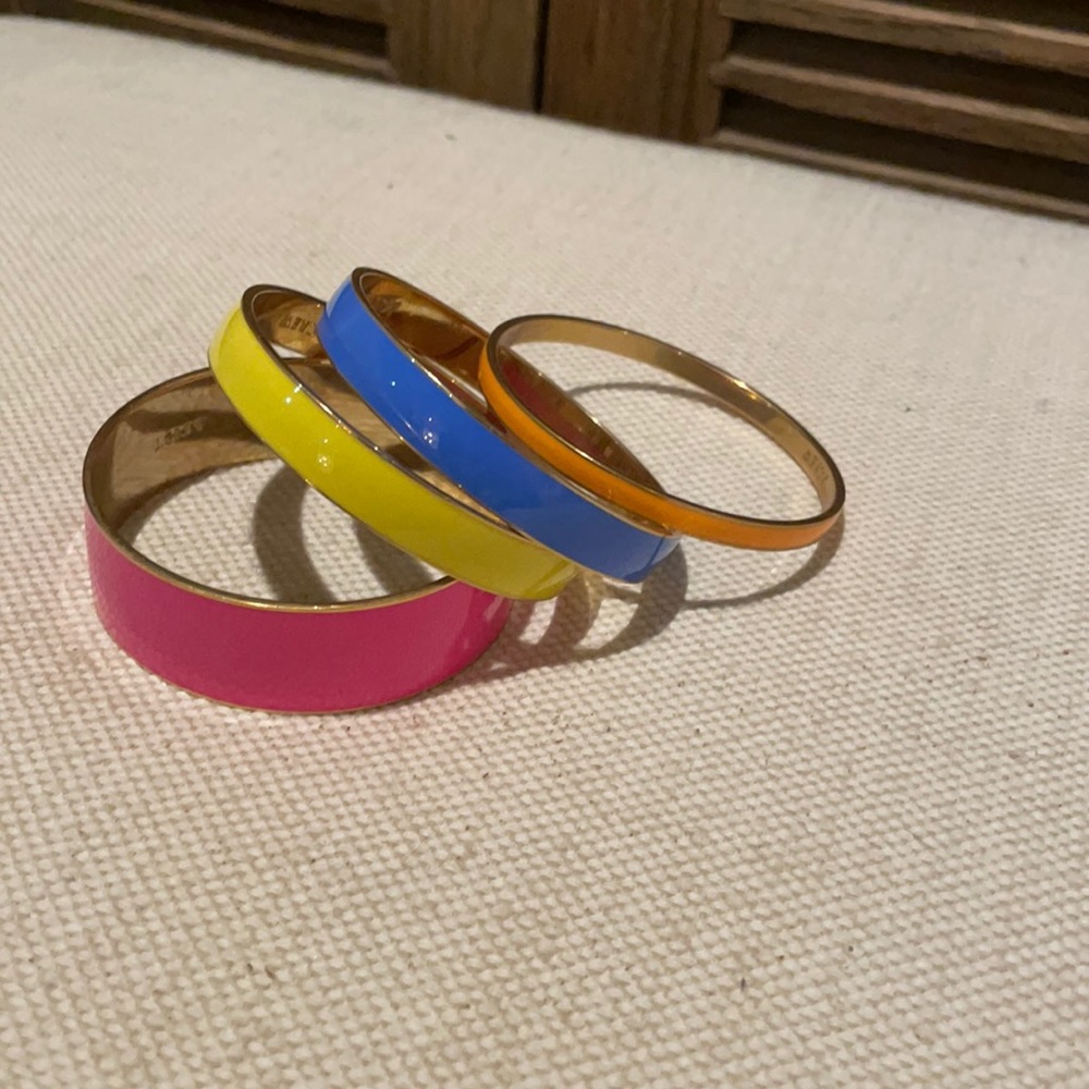 Jcrew enameled bangles